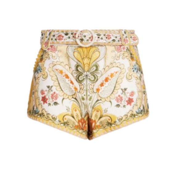 Zimmermann Multicolor Patterned Shorts - Picture 2 of 7